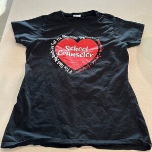 School counselor t shirt - size small